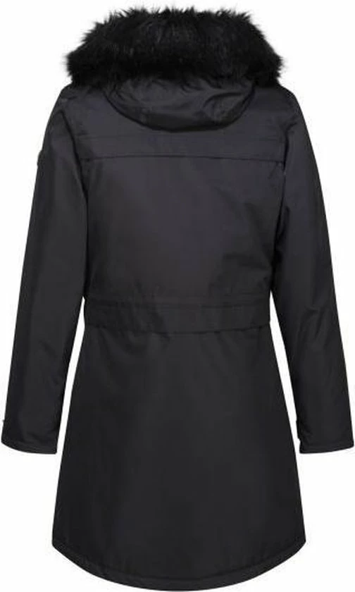 Begroting ✨ Lexis Waterdichte, Geïsoleerde Parka Jas Met Capuchon Met Rand Van Imitatiebont Van Regatta Voor Dames, Outdoorjas, Zwart 🎁 11 Begroting ✨ Lexis Waterdichte, Geïsoleerde Parka Jas Met Capuchon Met Rand Van Imitatiebont Van Regatta Voor Dames, Outdoorjas, Zwart 🎁 - Afbeelding 11