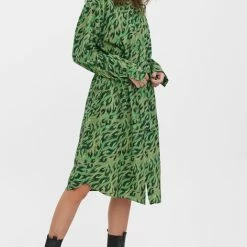 Kopen 🤩 VERO MODA VMFREJA LS BLK 👕 SHIRT 👗 DRESS WVN Dames Jurk - Maat M 🤩 -dameskleding Verkoop 516x840 3