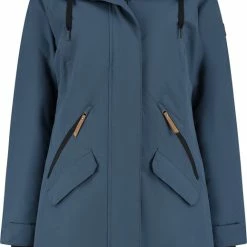 Groothandel 🧨 Travelin' Jack Freia Waterdichte Damesjas - Parka Blauw - Maat 40 😀 -dameskleding Verkoop 519x840 1