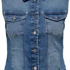 Beste recensies van ✨ ONLY CARMAKOMA CARWESPA DENIM VEST MBD Dames Gilet - Maat 42 🔥