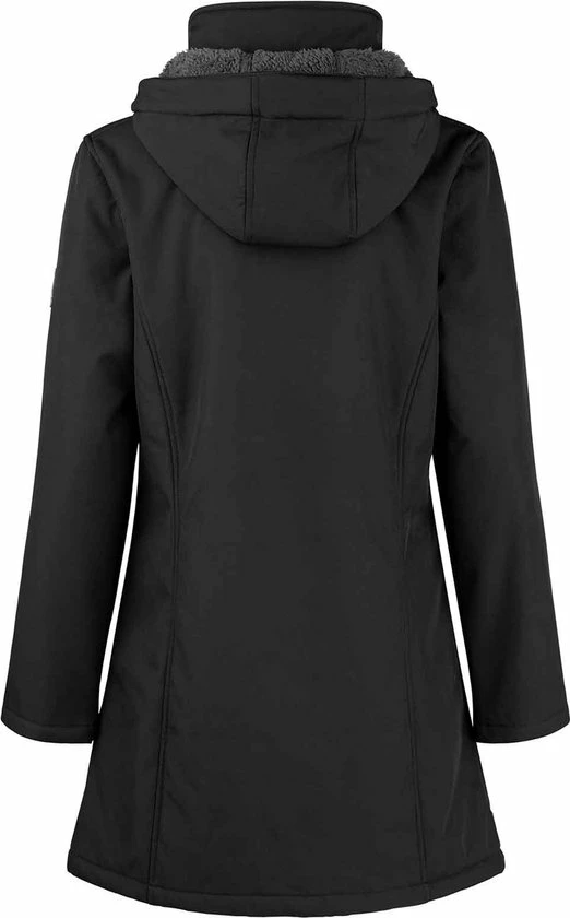 Begroting 💯 BJØRNSON Signe Softshell Winterjas Parka Dames - Teddy - Maat 36 - Zwart ⌛ 2 Begroting 💯 BJØRNSON Signe Softshell Winterjas Parka Dames - Teddy - Maat 36 - Zwart ⌛ - Afbeelding 2