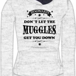Kopen 🥰 Merkloos Harry Potter Hoodie/trui -L- Muggles Grijs ⌛