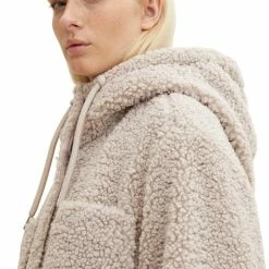 Korting ✨ TOM TAILOR Hooded Teddy 🧥 Coat Dames Jas - Maat M ❤️ -dameskleding Verkoop 525x840 6