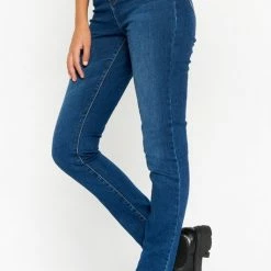 Beste deal 🔔 LOLALIZA Slim Fit 👖 Jeans - Donker Blauw - Maat 44 🥰 -dameskleding Verkoop 531x840 8