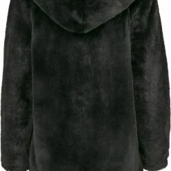 Top 10 💯 Urban Classics Jas Dames Hooded Teddy 🧥 Coat Zwart Maat M 🔔 -dameskleding Verkoop 533x840 4
