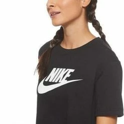 Promo 😍 Nike Sportswear Essential Crop Icon Futura Dames T-Shirt - Maat S 😉 -dameskleding Verkoop 542x840 5