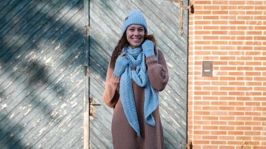 Beste Verkoop π Knit Factory Robin Dames Jurk - Gebreide Trui Jurk - V-hals - Beige - 40/42 - Knielengte π 4 Beste Verkoop π Knit Factory Robin Dames Jurk - Gebreide Trui Jurk - V-hals - Beige - 40/42 - Knielengte π - Afbeelding 4