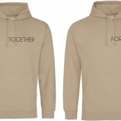 Aanbiedingen 🎁 Livingstickers Hoodie Dames En Heren-set Met Together Forever-hoodie Set Koppel-Maat M 🌟