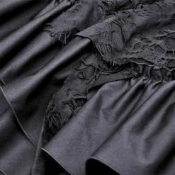 Aanbiedingen 💯 Dark In Love Korte Jurk -XS- Punk Rock Shredded Irregular Frilly Zip Zwart 🎉 -dameskleding Verkoop 550x365