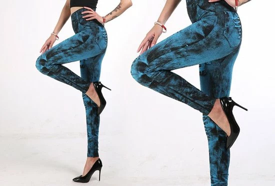 Top 10 π Merkloos Spijkerbroek Legging - Lichtblauw - Met Wassing π 2 Top 10 π Merkloos Spijkerbroek Legging - Lichtblauw - Met Wassing π - Afbeelding 2