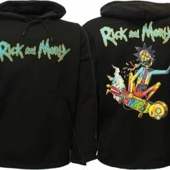 Begroting ✨ POPMERCH Rick & Morty Acid Rick Hoodie Trui Sweater Zwart - Officiële Merchandise 🧨