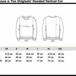 Uitgang 🌟 Fox Originals Vertical Cut Hoodie Heren & Dames Amsterdam Capuchon Trui Katoen Groen Maat S 🌟 -dameskleding Verkoop 550x382 9