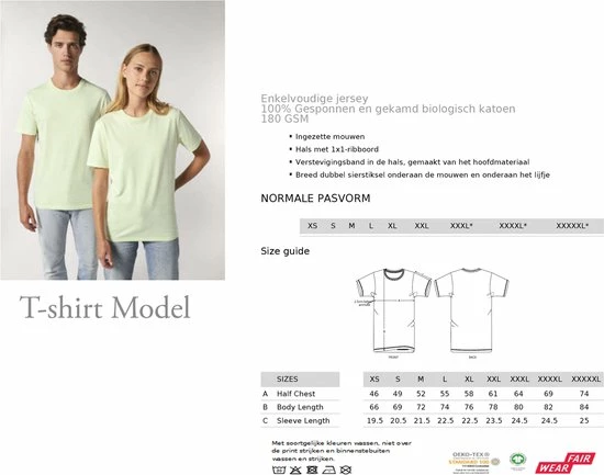 Aanbiedingen π― Stanley/Stella Dames En Heren T π Shirt Kerstmis - Zwart - Maat M π 2 Aanbiedingen π― Stanley/Stella Dames En Heren T π Shirt Kerstmis - Zwart - Maat M π - Afbeelding 2