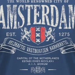 Nieuw 🛒 Fox Originals Amsterdam Superior T-shirt Heren & Dames Katoen Denim Maat XL ⌛ -dameskleding Verkoop 550x468