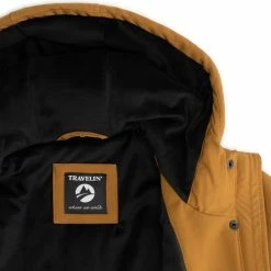 Kopen 🔔 Travelin' Jack Elin Dames Softshell Jas Parka Lang - Bruin - Maat 38 🧨 -dameskleding Verkoop 550x520 1