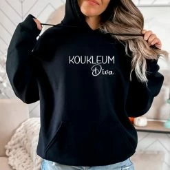 Top 10 😍 Russell Dames Hoodie- Koudkleum Diva- Zwarte Hoodie- Warme Trui-Maat M. 🤩