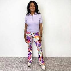 Kopen 🔥 Merkloos Flared Legging - Musa - Paars - Maat L 🛒