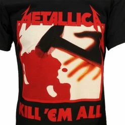 Korting 😍 POPMERCH Metallica Kill Em All Album T-Shirt - Officiële Merchandise ⌛ -dameskleding Verkoop 550x550 119