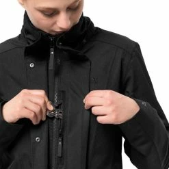 Flash-uitverkoop 👏 Jack Wolfskin Park Avenue Outdoorjas Dames - Black - Maat L 💯 -dameskleding Verkoop 550x550 137