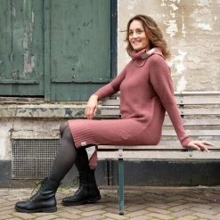 Nieuw ๐ Knit Factory Jamie Gebreide Dames Jurk - Stone Green - 40/42 - Knielengte - Met Opstaande Kraag ๐ 13 Nieuw ๐ Knit Factory Jamie Gebreide Dames Jurk - Stone Green - 40/42 - Knielengte - Met Opstaande Kraag ๐ -dameskleding Verkoop 550x550 15