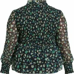 Coupon ✔️ EVOKED VILA VIFALIA FLOW L/S TOP/CUR Dames Top - Maat 48 👍