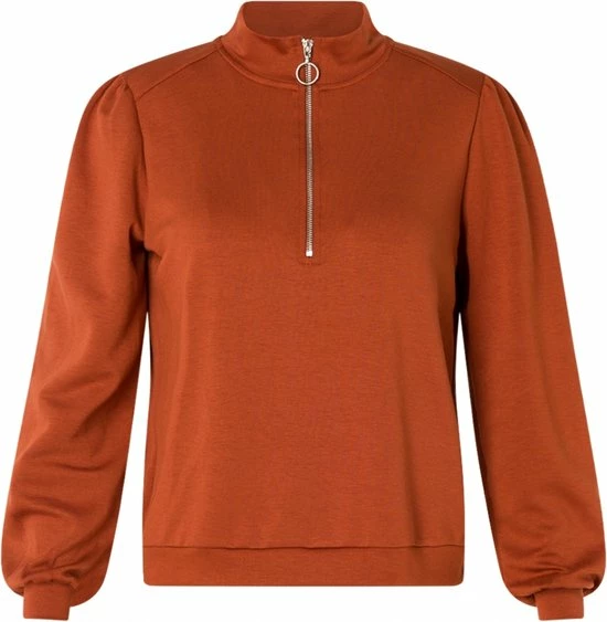 Top 10 π IVY BEAU Quincey Sweater - Brown - Maat 46 π 1 Top 10 π IVY BEAU Quincey Sweater - Brown - Maat 46 π