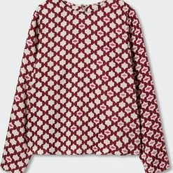Coupon 🧨 Mango Blouse Bedrukte Satijnen Blouse 37087768 78 Dames Maat - M 🛒 -dameskleding Verkoop 550x592