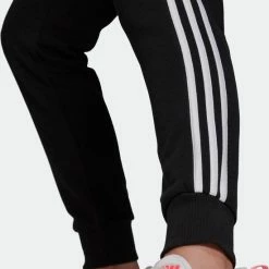 Nieuw ❤️ Adidas Essentials French Terry 3-Stripes Joggingbroek Zwart Dames - Maat M ✔️ -dameskleding Verkoop 550x604