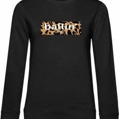 Coupon 👍 Ballin Est. 2013 - Dames Sweaters Panter Block Sweater - Zwart - Maat XL 👍