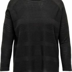 Beste Verkoop 🎉 ONLY CARMAKOMA CARAIRPLAIN LS PULLOVER KNT Dames Trui - Maat M/48 ❤️