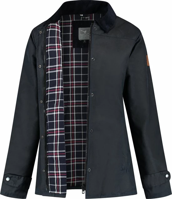 Gloednieuw 𧨠MGO Leisure Wear MGO Waxjas Meghan Dames - 100% Gewaxt Katoen - Gewatteerd - Winddicht En Waterdicht - Blauw - Maat L π€© 7 Gloednieuw 𧨠MGO Leisure Wear MGO Waxjas Meghan Dames - 100% Gewaxt Katoen - Gewatteerd - Winddicht En Waterdicht - Blauw - Maat L π€© - Afbeelding 7