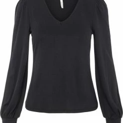 Coupon 👏 OBJECT COLLECTORS ITEM OBJANNIE L/S V-NECK TOP NOOS Dames Top - Maat L 🔥