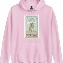 Beste recensies van ✨ Gildan Hoodie Sweater | Ariana Grande | Just Like Magic | Muziek | Merchandise | Merch - Maat 2XL - Trui - Kleding - Roze - Unisex - Katoen - Polyester - Capuchon - Lange Mouw - Steekzakken 🎁