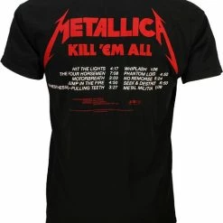 Korting 😍 POPMERCH Metallica Kill Em All Album T-Shirt - Officiële Merchandise ⌛ -dameskleding Verkoop 550x637 4