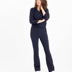 Coupon ❤️ Blauwe Broek/Pantalon Van Je M'appelle - Dames - Travelstof - Maat S - 11 Maat Beschikbaar 😉 -dameskleding Verkoop 550x639 1