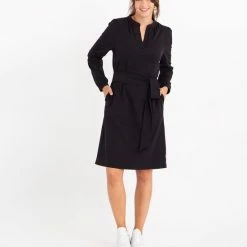 Beste Pirce 👍 Zwarte Tuniek Van Je M'appelle - Dames - Travelstof - Maat M - 6 Maten Beschikbaar 🌟 -dameskleding Verkoop 550x648 1