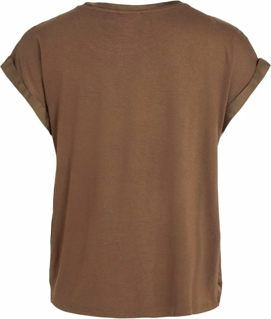 Korting ๐ Vila VIELLETTE SS SATIN TOP - Crocodilee Brown โญ 3 Korting ๐ Vila VIELLETTE SS SATIN TOP - Crocodilee Brown โญ - Afbeelding 3