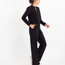 Gloednieuw 🛒 Zwarte Broek/Pantalon Van Je M'appelle - Dames - Travelstof - Maat M - 10 Maten Beschikbaar 👍 -dameskleding Verkoop 550x649 1