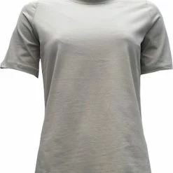 Nieuw 🌟 MOOI! Company - Dames T-shirt - MAARTJE - Turtleneck - Losse Pasvorm - Kleur Stone - Maat M 🔔 -dameskleding Verkoop 550x655 7