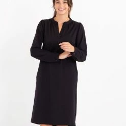 Beste Pirce 👍 Zwarte Tuniek Van Je M'appelle - Dames - Travelstof - Maat M - 6 Maten Beschikbaar 🌟 -dameskleding Verkoop 550x656 4