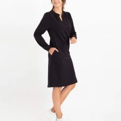 Beste Pirce 👍 Zwarte Tuniek Van Je M'appelle - Dames - Travelstof - Maat M - 6 Maten Beschikbaar 🌟 -dameskleding Verkoop 550x658 5