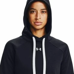 Flash-uitverkoop 🛒 Under Armour Rival Fleece HB Hoodie Dames Trui - Maat M 🛒 -dameskleding Verkoop 550x658 6