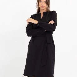 Beste Pirce 👍 Zwarte Tuniek Van Je M'appelle - Dames - Travelstof - Maat M - 6 Maten Beschikbaar 🌟 -dameskleding Verkoop 550x661 2