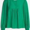 Groothandel 😉 Sisters Point - Viada Blouse - Groen Met Fijne Streep - Maat L 😉