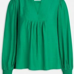 Groothandel 😉 Sisters Point - Viada Blouse - Groen Met Fijne Streep - Maat L 😉