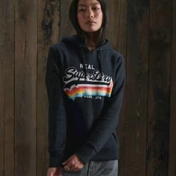 Beste deal 😍 Superdry Vintage Logo Dames Hoodie - Maat L 🛒 -dameskleding Verkoop 550x671 11