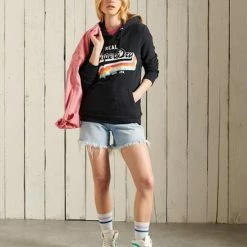 Beste deal 😍 Superdry Vintage Logo Dames Hoodie - Maat L 🛒 -dameskleding Verkoop 550x671 12