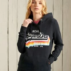 Beste deal 😍 Superdry Vintage Logo Dames Hoodie - Maat L 🛒 -dameskleding Verkoop 550x671 14