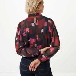 Promo β¨ Mexx Dames Puffsleeve Blouse AOP Multicolor π 7 Promo β¨ Mexx Dames Puffsleeve Blouse AOP Multicolor π -dameskleding Verkoop 550x673 2