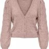 Hete verkoop 🛒 Only Vest Onlfia Katia Structure Cardi Cc Knt 15259297 Rose Smoke/w.melange Dames Maat - L 🎁